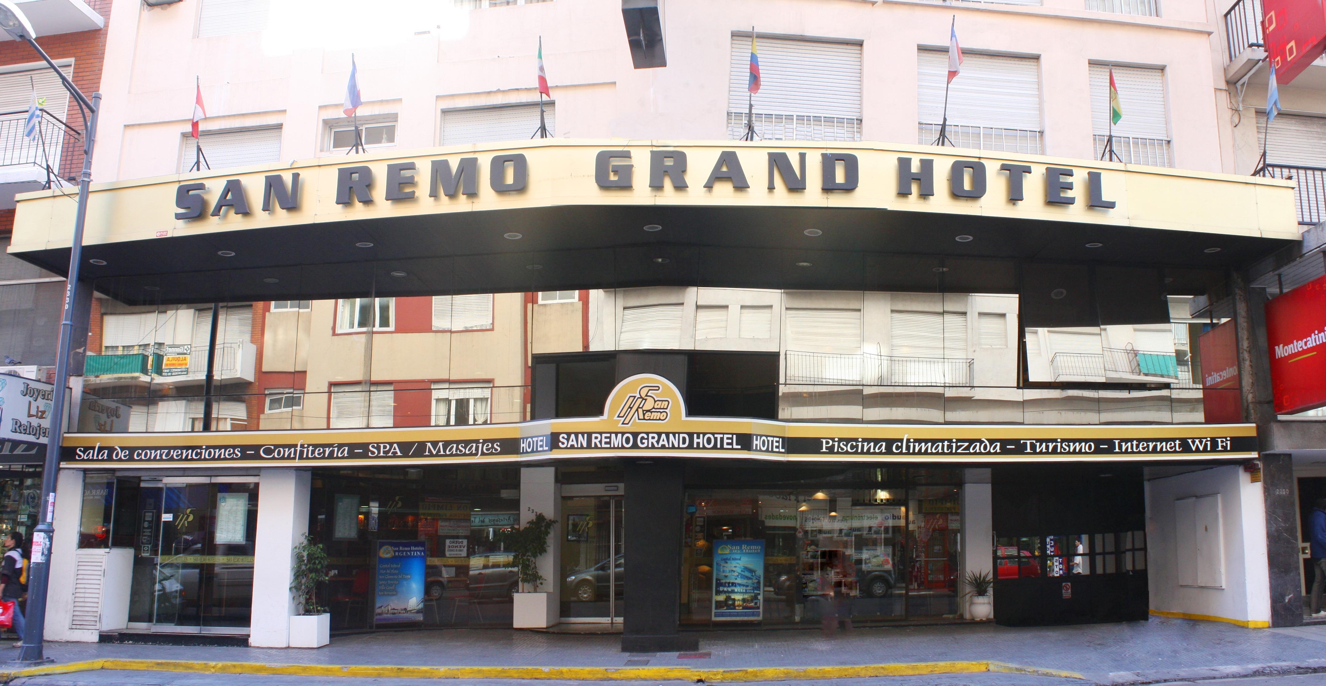 San Remo Grand Hotel Mar del Plata Exterior photo